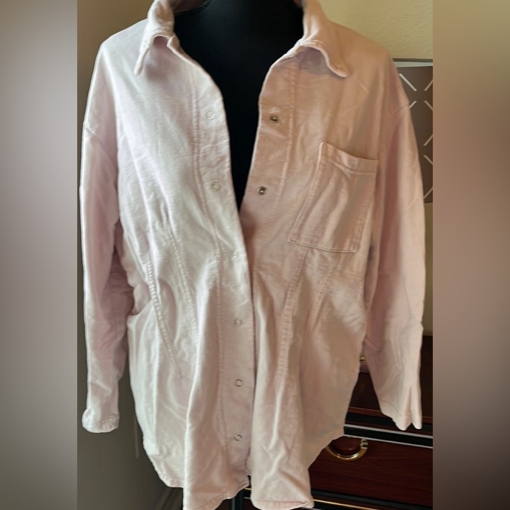 Pink Casual Corner Woman jacket 1X